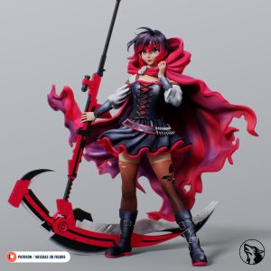 0032-RWBY-露比·罗丝-XYZ3D打印图纸下载